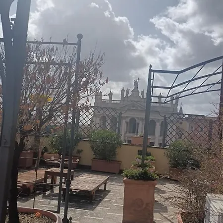 Terrace Of The Aureli Apartamento Roma